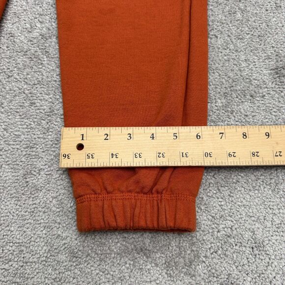 Maison Article Shoe Palace Jogger Sweatpants Men Medium Rust Orange Fleece 32x26 - Picture 16 of 16